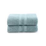Casa si Gradina - Textile si covoare - Textile baie - Prosoape - Set prosoape de maini, L'essentiel Maison, verde apa, 50x90 cm, 60% bambus 40% bumbac - Infinity.ro