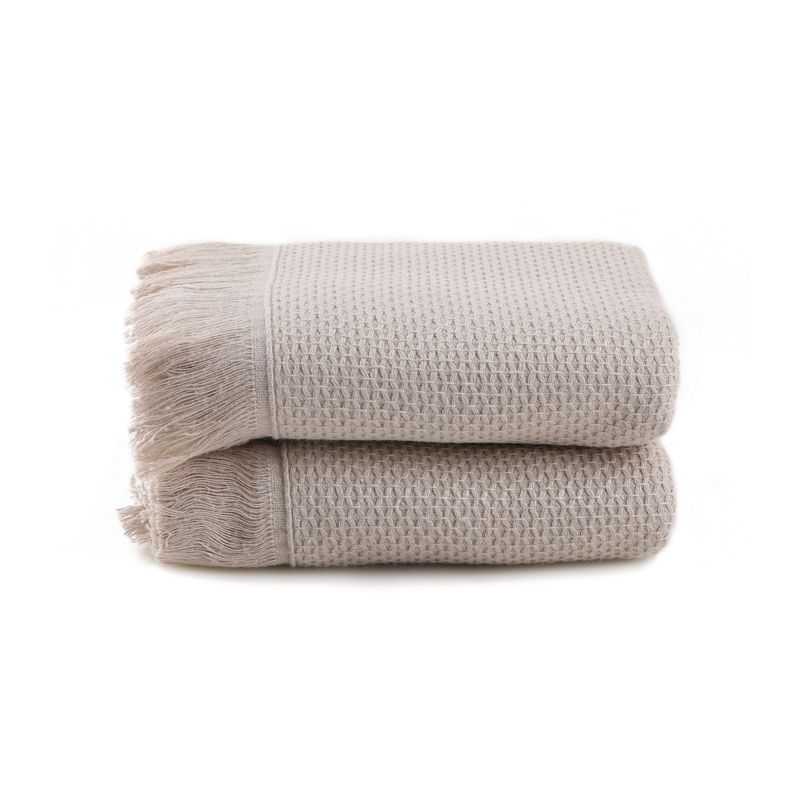 Casa si Gradina - Textile si covoare - Textile baie - Prosoape - Set prosoape de fata, L'essentiel Maison, bej, 40x60 cm, 100% microbumbac - Infinity.ro