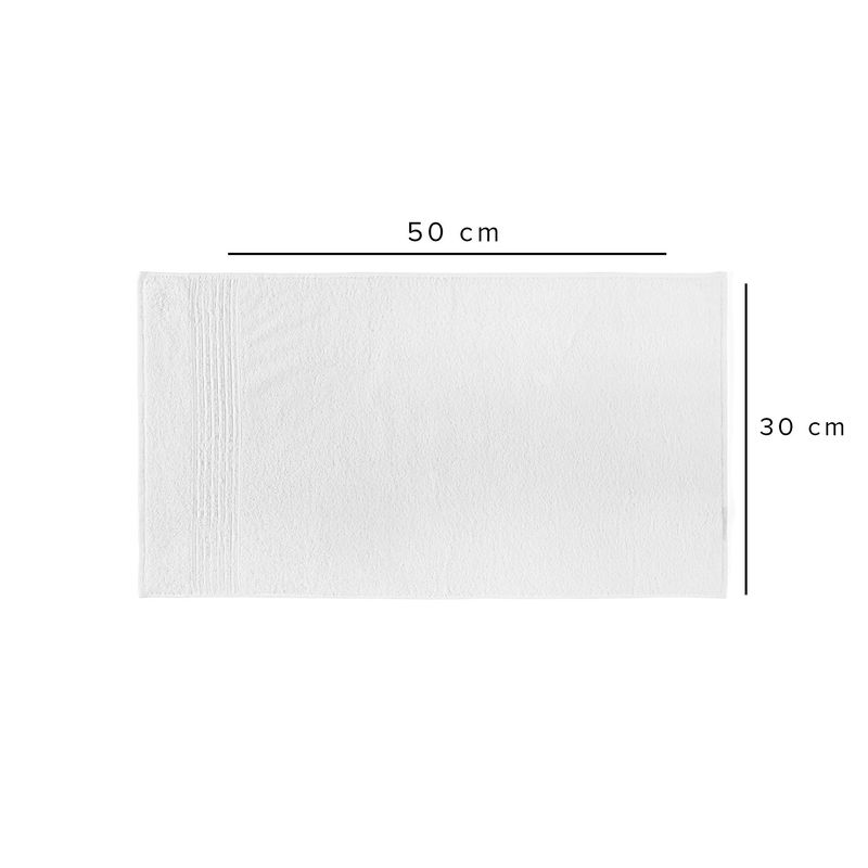Casa si Gradina - Textile si covoare - Textile baie - Prosoape - Prosop de fata, L'essentiel Maison, alb, 30x50 cm, 100% bumbac, 581CAN1198 - Infinity.ro