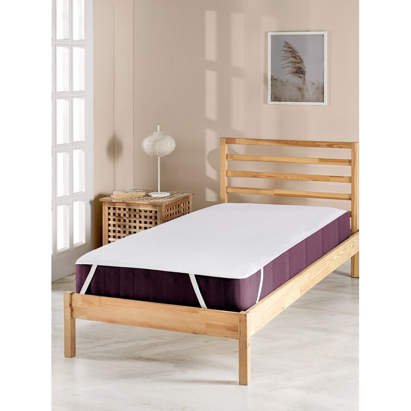 Casa si Gradina - Textile si covoare - Lenjerii de pat - Protectie saltea - Protectie saltea, L'essentiel Maison, alb, 80x200 cm, 100% bumbac - Infinity.ro