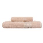 Casa si Gradina - Textile si covoare - Textile baie - Prosoape - Set prosoape, L'essentiel Maison, cappuccino, 50x90 cm, 90x150 cm, 100% bumbac - Infinity.ro