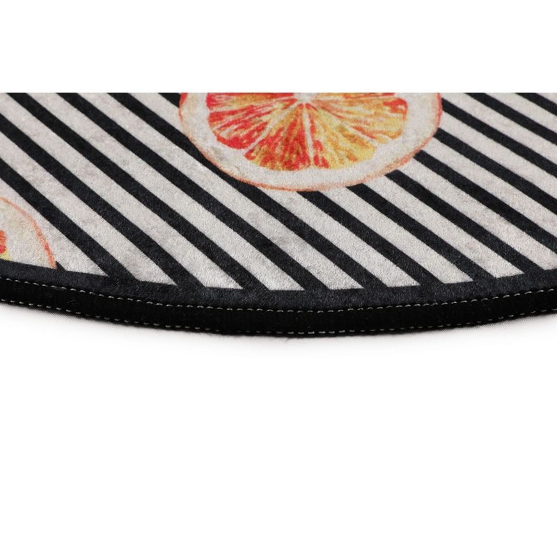 Casa si Gradina - Textile si covoare - Covoare - Covorase baie - Covoras de baie, L'essentiel Maison, multicolor, diametru 80 cm, 100% poliester, antiderapant, 359CHL4535 - Infinity.ro