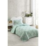 Casa si Gradina - Textile si covoare - Pături și cuverturi - Cuverturi - Cuvertura de pat, L'essentiel Maison, verde apa, 155x200 cm, bumbac si poliester, lavabila la masina - Infinity.ro