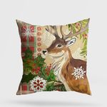 Casa si Gradina - Textile si covoare - Perne si pilote - Perne decorative - Perna decorativa, Aberto Design, multicolor, 43x43 cm, bumbac si poliester, umplutura siliconica, 420GRC3232 - Infinity.ro