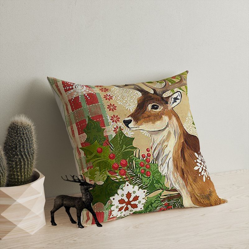 Casa si Gradina - Textile si covoare - Perne si pilote - Perne decorative - Perna decorativa, Aberto Design, multicolor, 43x43 cm, bumbac si poliester, umplutura siliconica, 420GRC3232 - Infinity.ro