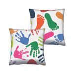 Casa si Gradina - Textile si covoare - Perne si pilote - Perne decorative - Set perne decorative, Aberto Design, multicolor, 43x43 cm, bumbac si poliester, 2 bucati, 417GRV0144 - Infinity.ro