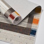 Casa si Gradina - Textile si covoare - Covoare - Covorase baie - Set covorase de baie, L'essentiel Maison, multicolor, 50x60 cm si 60x100 cm, 100% poliester, antiderapant, 299ANR1617 - Infinity.ro