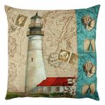 Casa si Gradina - Textile si covoare - Perne si pilote - Perne decorative - Perna decorativa, Aberto Design, multicolor, 43x43 cm, 50% bumbac 50% poliester, umplutura siliconica, 419GRV0151 - Infinity.ro