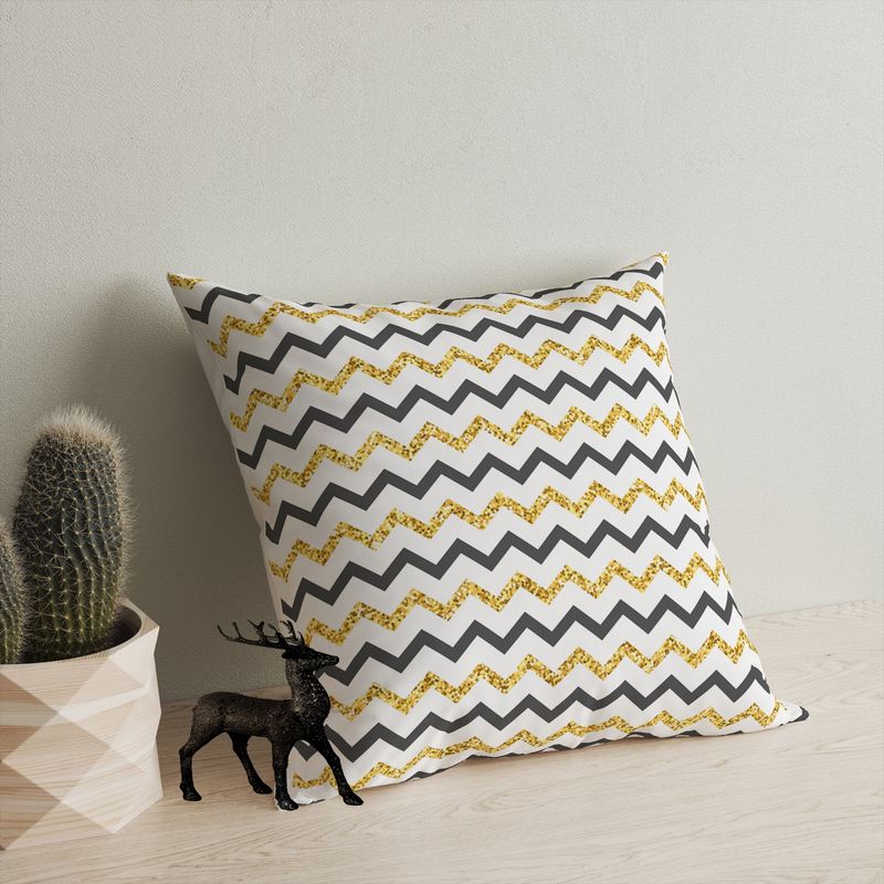 Casa si Gradina - Textile si covoare - Perne si pilote - Perne decorative - Perna decorativa, Aberto Design, multicolor, 43x43 cm, bumbac si poliester, umplutura siliconica, 416GRV3214 - Infinity.ro