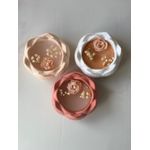 Casa si Gradina - Decoratiuni - Aromaterapie si lumanari - Lumanari si candele - Set lumanari, Aberto Design, beton, rosu, bej, alb, 8x5x8 cm, 3 piese - Infinity.ro