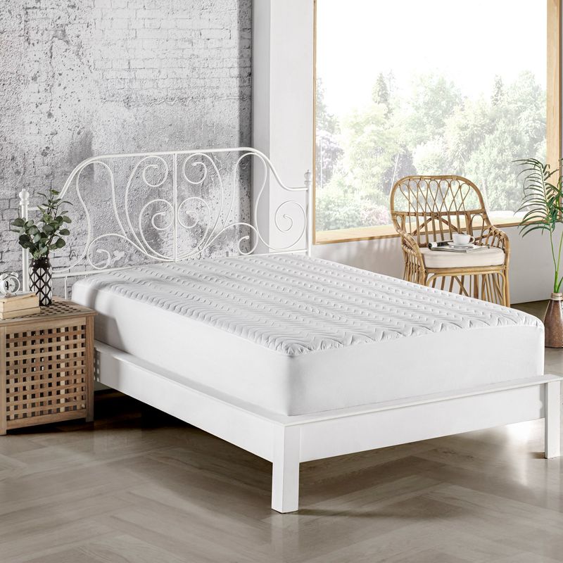 Casa si Gradina - Textile si covoare - Lenjerii de pat - Protectie saltea - Protectie saltea, L'essentiel Maison, alb, 160x200 cm, 100% bumbac, 315CFB1160 - Infinity.ro