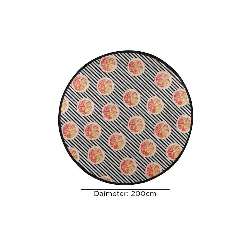 Casa si Gradina - Textile si covoare - Covoare - Covorase baie - Covoras de baie, L'essentiel Maison, multicolor, diametru 200 cm, 100% poliester, antiderapant, 359CHL4540 - Infinity.ro