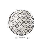 Casa si Gradina - Textile si covoare - Covoare - Covorase baie - Covoras de baie, L'essentiel Maison, multicolor, diametru 100 cm, 100% poliester, antiderapant, 359CHL4126 - Infinity.ro