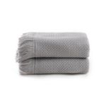 Casa si Gradina - Textile si covoare - Textile baie - Prosoape - Set prosoape de spalat, L'essentiel Maison, gri deschis, 40x60 cm, 100% microcoton, 2 bucati - Infinity.ro