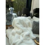 Casa si Gradina - Textile si covoare - Huse pentru mobilier - Husa pentru canapea, Aberto Design, alb, 200x75 cm, 100% poliester, antiderapanta - Infinity.ro