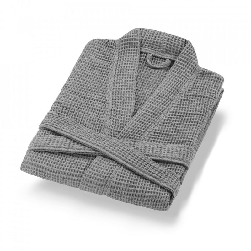 Casa si Gradina - Textile si covoare - Textile baie - Halate de baie - Halat de baie, L'essentiel Maison, gri inchis, s, 100% bumbac - Infinity.ro