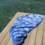Casa si Gradina - Textile si covoare - Textile baie - Prosoape - Prosop de plaja fouta, L'essentiel Maison, albastru, 100x180 cm, 100% bumbac, 192DCH1612 - Infinity.ro