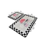 Casa si Gradina - Textile si covoare - Covoare - Covorase baie - Set covorase de baie, L'essentiel Maison, multicolor, 50x60 cm si 60x100 cm, 100% poliester, antiderapant, 359CHL2365 - Infinity.ro