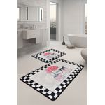 Casa si Gradina - Textile si covoare - Covoare - Covorase baie - Set covorase de baie, L'essentiel Maison, multicolor, 50x60 cm si 60x100 cm, 100% poliester, antiderapant, 359CHL2365 - Infinity.ro