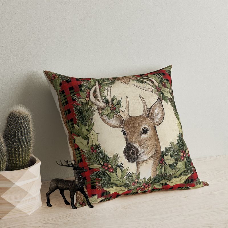 Casa si Gradina - Textile si covoare - Perne si pilote - Perne decorative - Perna decorativa, Aberto Design, multicolor, 43x43 cm, bumbac si poliester, umplutura siliconica, 420GRC3250 - Infinity.ro