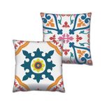 Casa si Gradina - Textile si covoare - Perne si pilote - Perne decorative - Set perne decorative, Aberto Design, multicolor, 43x43 cm, bumbac si poliester, husa detasabila, 417GRV0154 - Infinity.ro