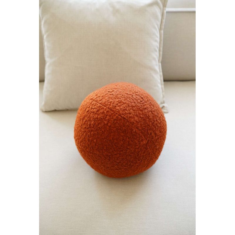 Casa si Gradina - Textile si covoare - Perne si pilote - Perne decorative - Perna decorativa, Aberto Design, caramiziu, 25x25x25 cm, poliester reciclat - Infinity.ro