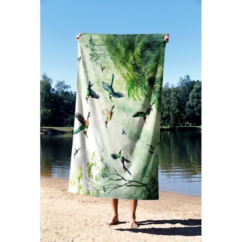 Casa si Gradina - Textile si covoare - Textile baie - Prosoape - Prosop de plaja, L'essentiel Maison, multicolor, 70x130 cm, microfibra, 450AST1148 - Infinity.ro