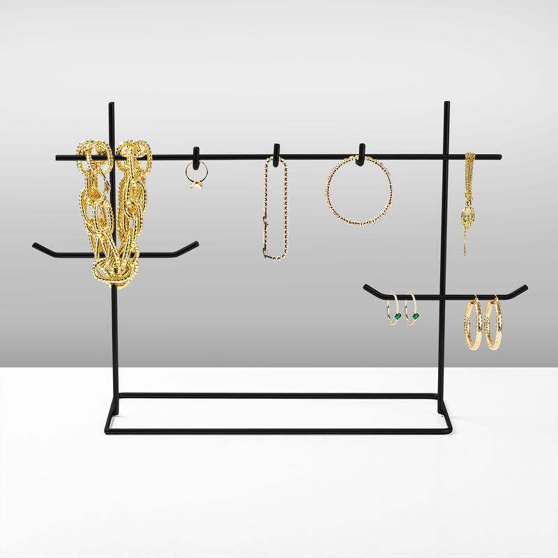 Casa si Gradina - Mobilier - Organizare si depozitare - Cuiere - Suport bijuterii, Aberto Design, metal, negru, 31x13x29 cm - Infinity.ro