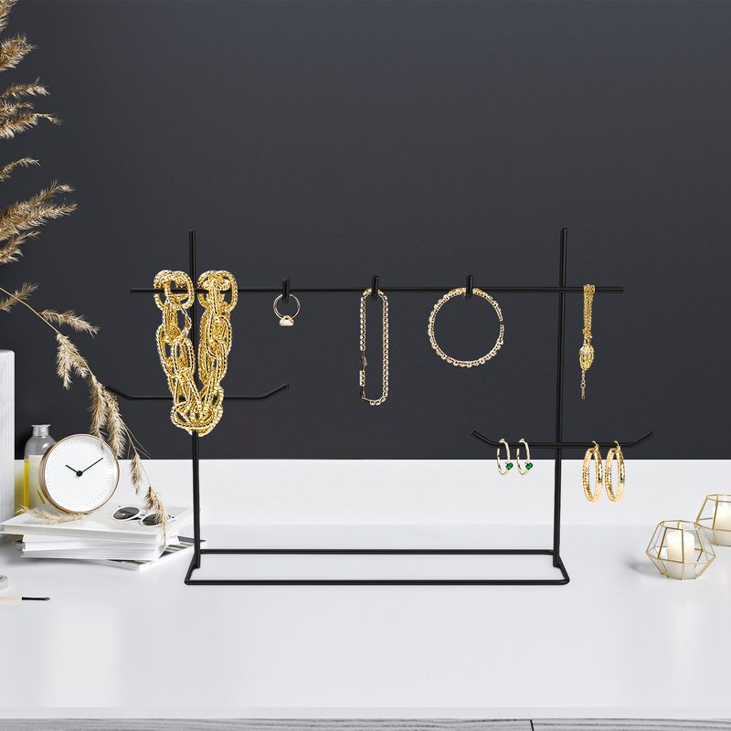 Casa si Gradina - Mobilier - Organizare si depozitare - Cuiere - Suport bijuterii, Aberto Design, metal, negru, 31x13x29 cm - Infinity.ro