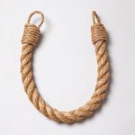 Casa si Gradina - Mobilier - Organizare si depozitare - Cuiere - Carlig de teava, Aberto Design, franghie, nuc, 60x2x2 cm - Infinity.ro