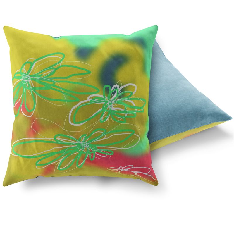 Casa si Gradina - Textile si covoare - Perne si pilote - Perne decorative - Perna decorativa, Aberto Design, multicolor, 43x43 cm, 50% bumbac 50% poliester, umplutura siliconica, 417GRV3126 - Infinity.ro