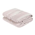 Casa si Gradina - Textile si covoare - Textile baie - Prosoape - Set prosoape de mana, L'essentiel Maison, liliac deschis, 50x90 cm, 100% microbumbac, 2 bucati - Infinity.ro