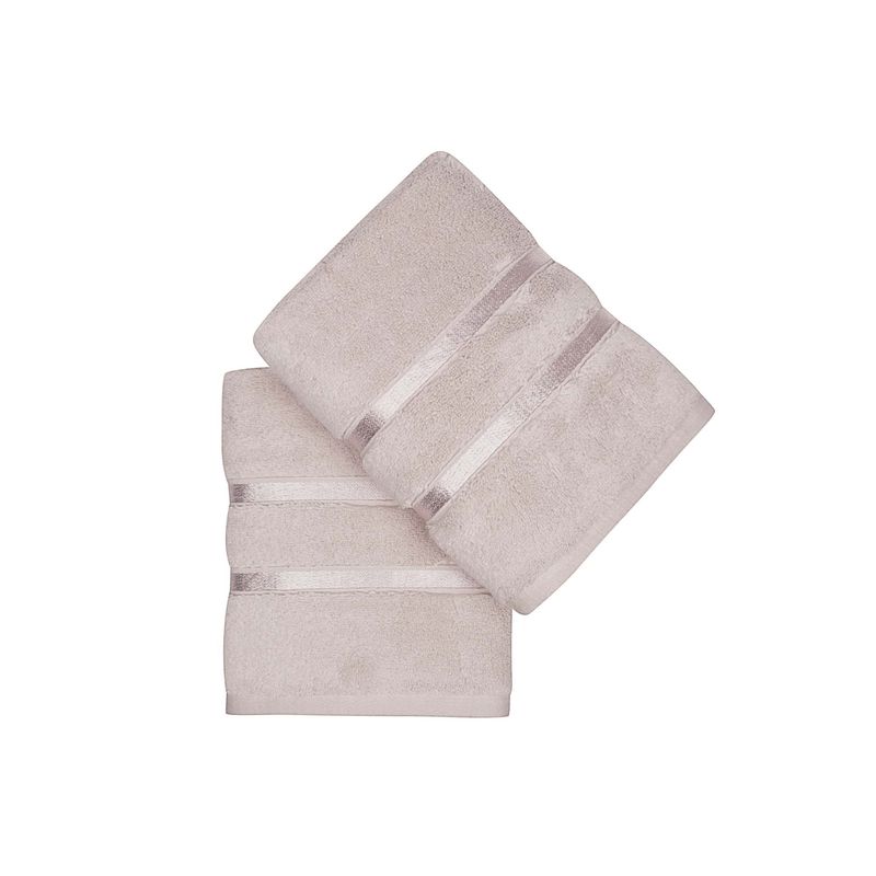 Casa si Gradina - Textile si covoare - Textile baie - Prosoape - Set prosoape de mana, L'essentiel Maison, liliac deschis, 50x90 cm, 100% microbumbac, 2 bucati - Infinity.ro
