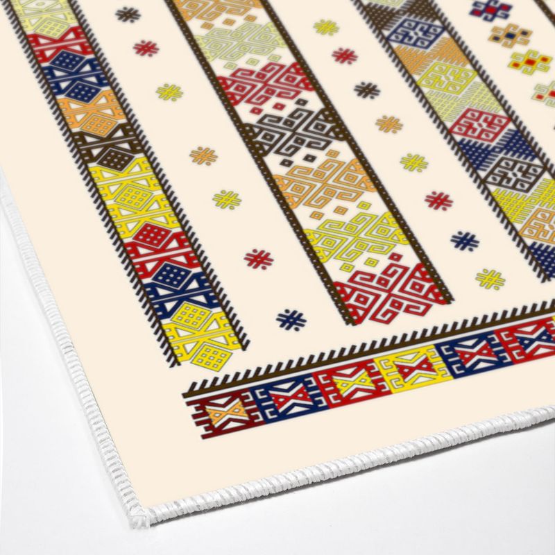 Casa si Gradina - Textile si covoare - Covoare - Covorase baie - Set covorase baie, L'essentiel Maison, multicolor, 50x60 cm si 60x100 cm, 100% poliester, antiderapant, antibacterian, 299ANR1629 - Infinity.ro