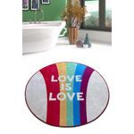 Casa si Gradina - Textile si covoare - Covoare - Covorase baie - Covoras de baie, L'essentiel Maison, multicolor, 100 cm, 100% poliester, antiderapant, 359CHL4897 - Infinity.ro