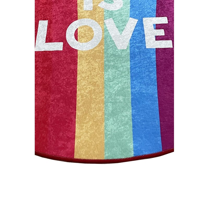 Casa si Gradina - Textile si covoare - Covoare - Covorase baie - Covoras de baie, L'essentiel Maison, multicolor, 100 cm, 100% poliester, antiderapant, 359CHL4897 - Infinity.ro