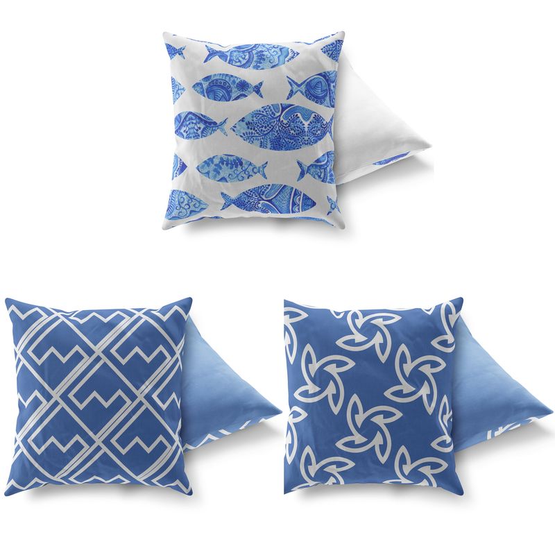 Casa si Gradina - Textile si covoare - Perne si pilote - Perne decorative - Set perne decorative, Aberto Design, multicolor, 43x43 cm, 50% bumbac, 50% poliester, 417GRV0192 - Infinity.ro