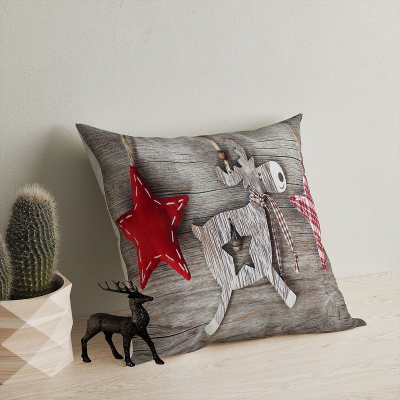 Casa si Gradina - Textile si covoare - Perne si pilote - Perne decorative - Perna decorativa, Aberto Design, multicolor, 43x43 cm, 50% bumbac, 50% poliester, umplutura siliconica, 420GRC3256 - Infinity.ro