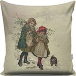 Casa si Gradina - Textile si covoare - Perne si pilote - Perne decorative - Perna decorativa, Aberto Design, multicolor, 43x43 cm, bumbac si poliester, umplutura siliconica, 420GRC3109 - Infinity.ro