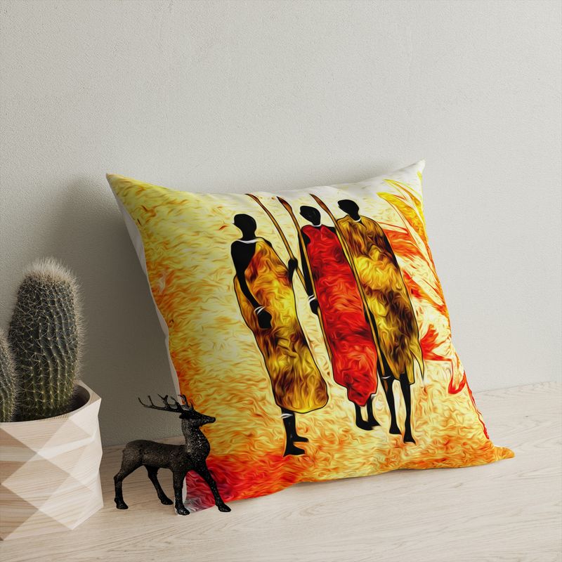Casa si Gradina - Textile si covoare - Perne si pilote - Perne decorative - Perna decorativa, Aberto Design, multicolor, 43x43 cm, bumbac si poliester, lavabila, 416GRV3179 - Infinity.ro