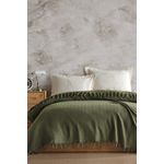 Casa si Gradina - Textile si covoare - Pături și cuverturi - Pături - Patura dubla pique, L'essentiel Maison, kaki, 200x220 cm, 100% bumbac reciclat - Infinity.ro