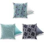 Casa si Gradina - Textile si covoare - Perne si pilote - Perne decorative - Set perne decorative, Aberto Design, multicolor, 43x43 cm, bumbac si poliester, 3 bucati, 417GRV0165 - Infinity.ro