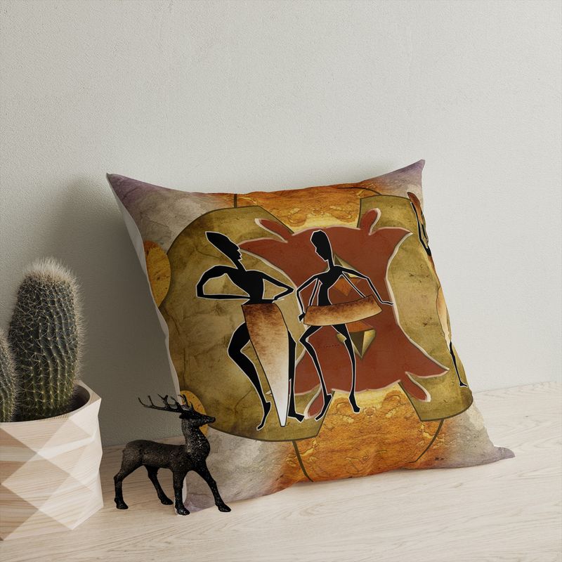 Casa si Gradina - Textile si covoare - Perne si pilote - Perne decorative - Perna decorativa, Aberto Design, multicolor, 43x43 cm, bumbac si poliester, 416GRV3166 - Infinity.ro