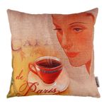 Casa si Gradina - Textile si covoare - Perne si pilote - Perne decorative - Perna decorativa, Aberto Design, multicolor, 43x43 cm, 50% bumbac 50% poliester, umplutura siliconica, 416GRV0177 - Infinity.ro