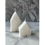 Casa si Gradina - Decoratiuni - Aromaterapie si lumanari - Lumanari si candele - Set de lumanari, Aberto Design, 100% soia, alb, 6x5x6 cm (2 bucati) - Infinity.ro