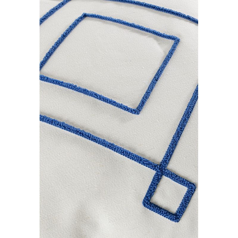 Casa si Gradina - Textile si covoare - Perne si pilote - Perne decorative - Perna decorativa, Aberto Design, albastru, 43x43 cm, 100% in - Infinity.ro