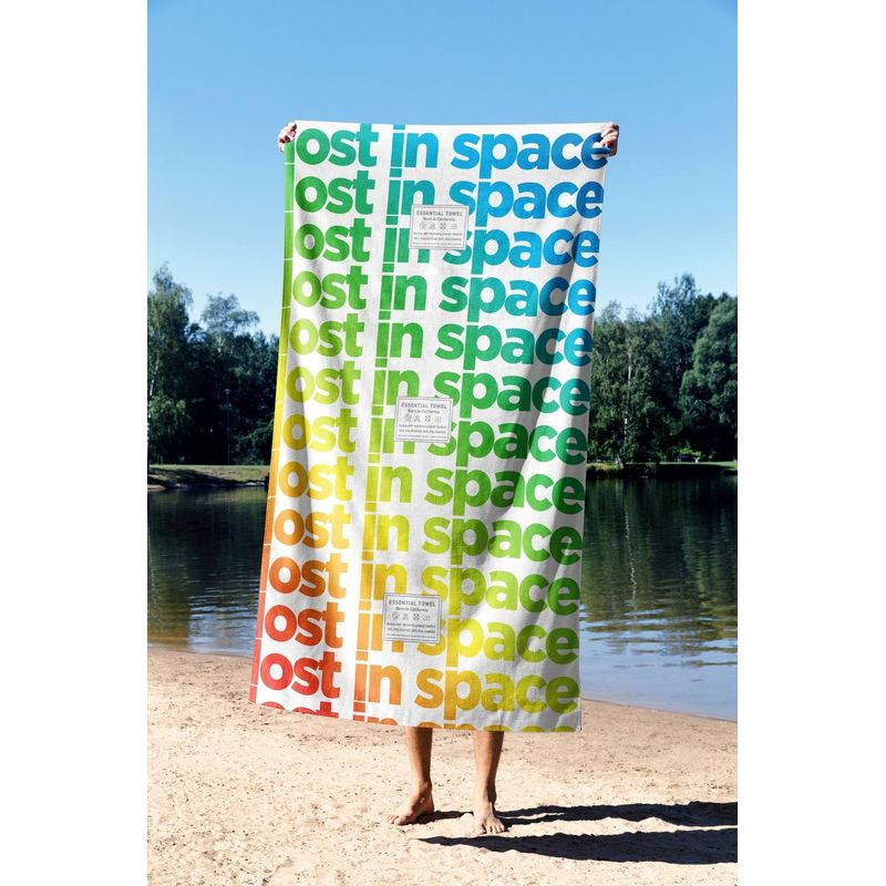 Casa si Gradina - Textile si covoare - Textile baie - Prosoape - Prosop de plaja, L'essentiel Maison, multicolor, 70x130 cm, microfibra, 450AST1123 - Infinity.ro