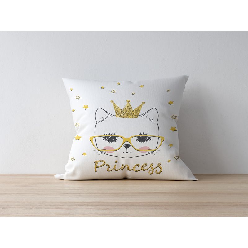 Casa si Gradina - Textile si covoare - Lenjerii de pat - Fete de perna - Husa perna decorativa, Aberto Design, multicolor, 43x43 cm, poliester si bumbac, imprimare digitala, 397KRL1275 - Infinity.ro