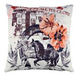 Casa si Gradina - Textile si covoare - Perne si pilote - Perne decorative - Perna decorativa, Aberto Design, multicolor, 43x43 cm, 50% bumbac, 50% poliester, umplutura siliconica, 416GRV0192 - Infinity.ro