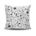 Casa si Gradina - Textile si covoare - Perne si pilote - Perne decorative - Perna decorativa, Aberto Design, multicolor, 43x43 cm, bumbac si poliester, lavabila, 425SPF0159 - Infinity.ro